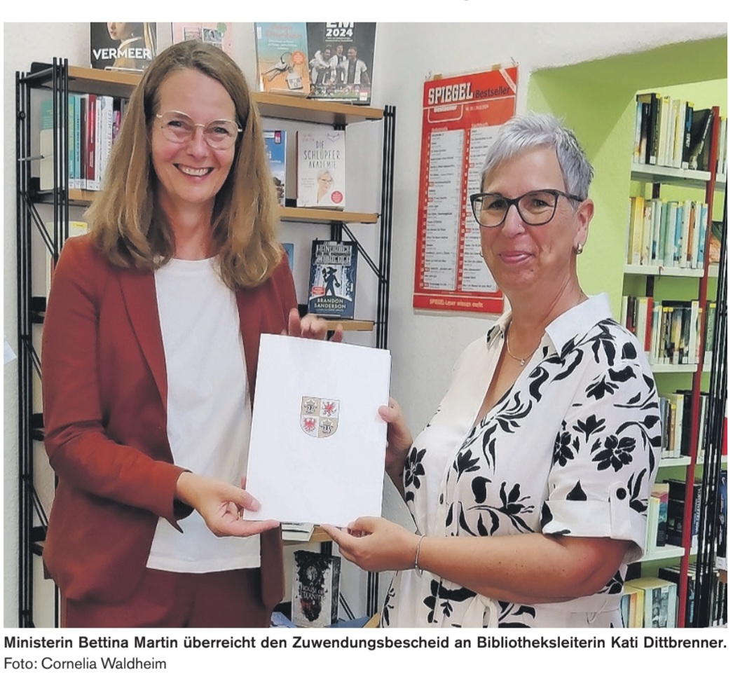 Übergabe Förderbescheid